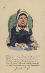 Caricatura de una mujer